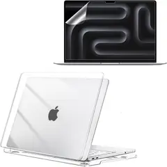 GENERICO - Carcasa Cristal + Protector Pantalla Para Macbook Pro 16 M4 A3186