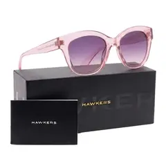 HAWKERS - Gafas de Sol Originales AUDREY RAW HAUR24KPTC Rosado Transparente Unisex Talla 52 mm