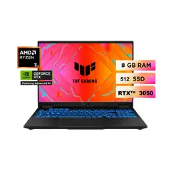 ASUS - Portátil Gamer TUF Gaming A15 FA506N – AMD Ryzen™ 7 170 – 8GB RAM – 512GB SSD – NVIDIA RTX 3050