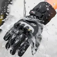GENERICO - Guantes Caña Larga Impermeables Con Proteccion Nudillos