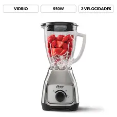 OSTER - Licuadora Oster® Niquelada 2 Velocidades 550 W