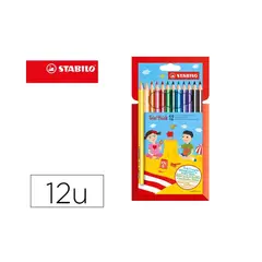 STABILO - Lápiz de Color TRIO Caja Cartón x 12 ud