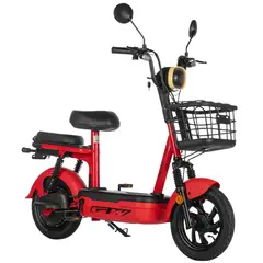 GW - Bicicleta Eléctrica 400W E-Blitz Roja