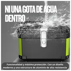 GENERICO - Baul Maletero Moto De 45 Litros