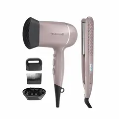 REMINGTON - Combo Alisadora y Secador Wet2straight S27A-D20A