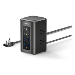 GENERICO - Torre De Carga 14 En 1 Usb-c Usb A 230w 2000j