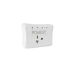 POWEST - Protector Voltaje By Nicomar Airmatic 20a Aire Acondicionado Blanco