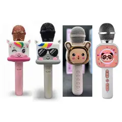 GENERICO - Micrófono Karaoke Inalámbrico Niños Bluetooth Led