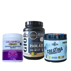 FINI - Pack Fitness: G10 Isolate 2400g + Creatina 400g + Colágeno 400g