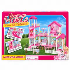 DISTRIONLINE - Casa Villa De Muñecas Grande Con Elevador 3 Pisos