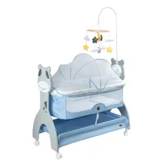 EBABY - Cuna Colecho Mecedora SEREN EB758 CELESTE