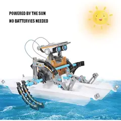 JUGUETERIA EXPRESS - Kit De Robótica Solar 12 En 1 Para Niños Blanco