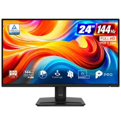 MSI - MONITOR PRO MP242 E14A 23.8" - FHD 1920×1080 - 144Hz - IPS - 1MS - HDMI - DP - PARLANTES