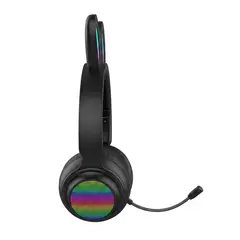GENERICO - Audífonos Bluetooth Orejas Conejo Rgb Con Micrófono