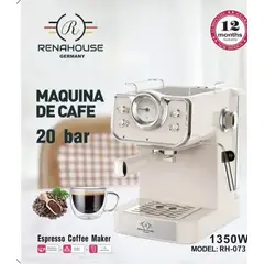 RENAHOUSE - Maquina Para Café Expreso Capuchino 20bar 15litro