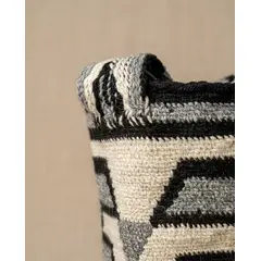 GENERICO - Mochila Kankuama Artesanal Tejida a Mano en Lana de Alpaca Ancestral Multicolor Grande