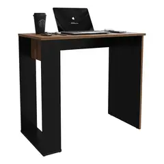 MADERKIT - Escritorio Basico En Compuesto De Madera Muebles Para El Hogar Color Marrón Y Estructura Color Negro