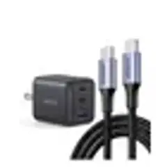 UGREEN - CARGADOR COMPLETO GRIS 3 PUERTOS 30W