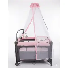 EBABY - Corrar Colecho Mecedora Movil Musical Cambiador 2Nivel Toldillo alto