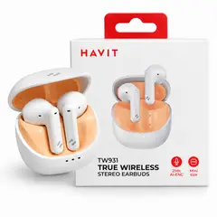 HAVIT - Auriculares Inalámbricos Bluetooth 5.4 TW931 Usb 20 Horas