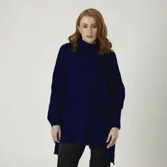 GENERICO - Ruana Roma Azul Oscuro