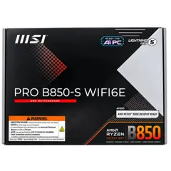MSI - Placa Madre Pro B850-s Wifi6e Atx Pcie 4.0