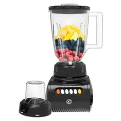 ICM - Licuadora Miamix 350w Vaso Plastico 1.5l 4 Velocidades + Pulso Con Picatodo