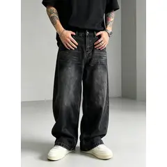 GENERICO - Pantalon Jean Baggy Oversize Ancho Urban Cargo