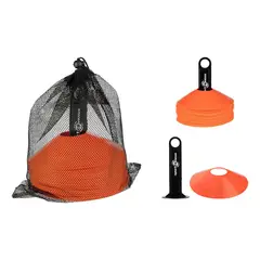 SPORTFITNESS - Conos Platillos Kit X 30 Entrenamiento Agilidad Color Naranja