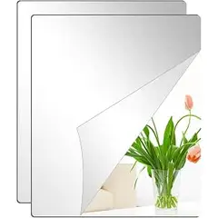 GENERICO - Espejo Adhesivo Cuadrado Decorativo Pared Sala Dormitorio
