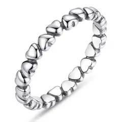 UBMD - Anillo BAMOER Corazon PA7108 Plateado