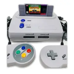 GENERICO - Consola Super Nintendo Clásica Con 64 Juegos Originales