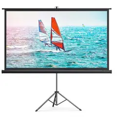 GENERICO - Pantalla Proyector Portatil Tripode Plegable Ajustable