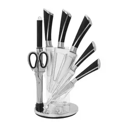 GENERICO - Set De Cuchillos De Cocina Con Soporte Acrílico