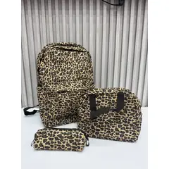 GENERICO - Set De Maletas Animal Print Moderno Para Mujer