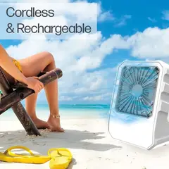 GENERICO - Climatizador Evaporativo Portatil Ventilador Inalambrico Recargable