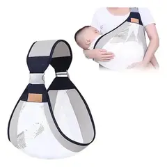 GENERICO - Canguro Portabebés Ergonómico con Malla Transpirable Ajustable