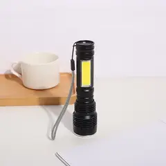 GENERICO - Linterna LED Recargable Zoom Potente