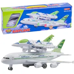 GENERICO - Avión Juguete A330-800 4D Con Luces Y Sonido Para Niños 3+