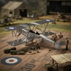 GENERICO - Maqueta Avión Tiger Moth DH82 Puzzle 3D Metal Earth Para Adultos Coleccionable 9,2 x 7,3 x 2,5 cm
