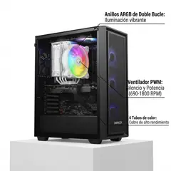 GENERICO - DARKROCK EC2 Negro ATX Carcasa de PC de Torre Media Vidrio Templado