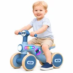 AMERICAN GENERICS - Triciclo Paseador Infantil con Luces LED y Música