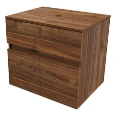 MADERKIT - Mueble Elevado Para Lavamanos 60cm En Mdp Madera Pino Hogar Venitorys Color Gales - Wengue