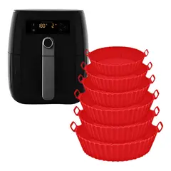 SWISSHOME - Moldes Silicona X6 Freidora Aire Air Fryer Reutilizables
