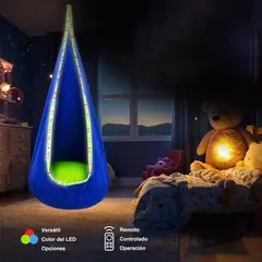 GENERICO - Hamaca Colgante Sensorial Para Niños , 160 X 70 Cm, con Luz Led