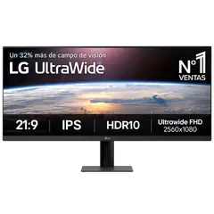 LG - MONITOR ULTRAWIDE WFHD 2K 100HZ 5MS 29"