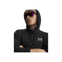 UNDER ARMOUR - Buzo Hombre ICON FLEECE HOODIE Negro