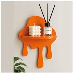 TIZZY DISEÑO - Repisa Decorativa Naranja