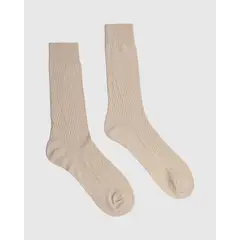 PATPRIMO - Medias Nylon Con Diseño X1 Para Hombre Beige