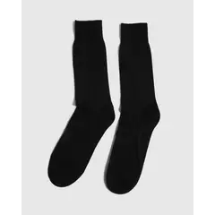 PATPRIMO - Medias Nylon Con Diseño X1 Para Hombre Negro